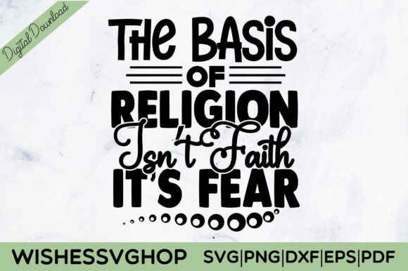 Basis Religion Faith Fear SVG PNG Review for Real Embroidery Projects