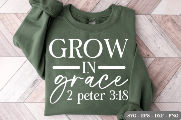 Grow in Grace 2 Peter 3 18 SVG Faith