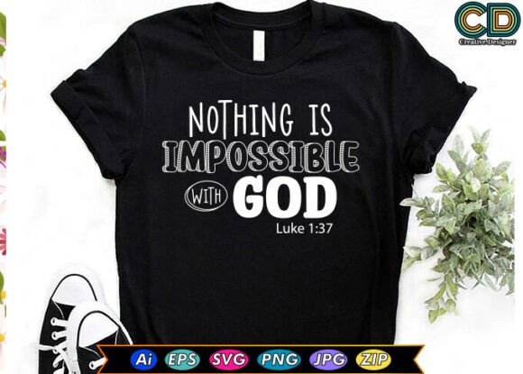 Nothing Is Impossible With God Embroidery Design Review