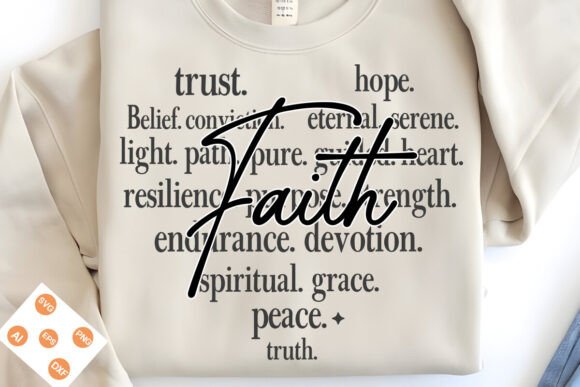 Review of Faith Words SVG for Real Embroidery Projects
